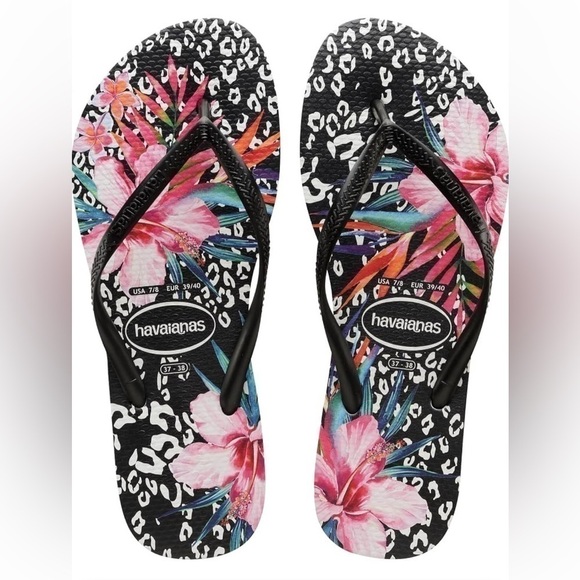 New HAVAIANAS Women’s Slim Animals Flip Flaps - Picture 3 of 6